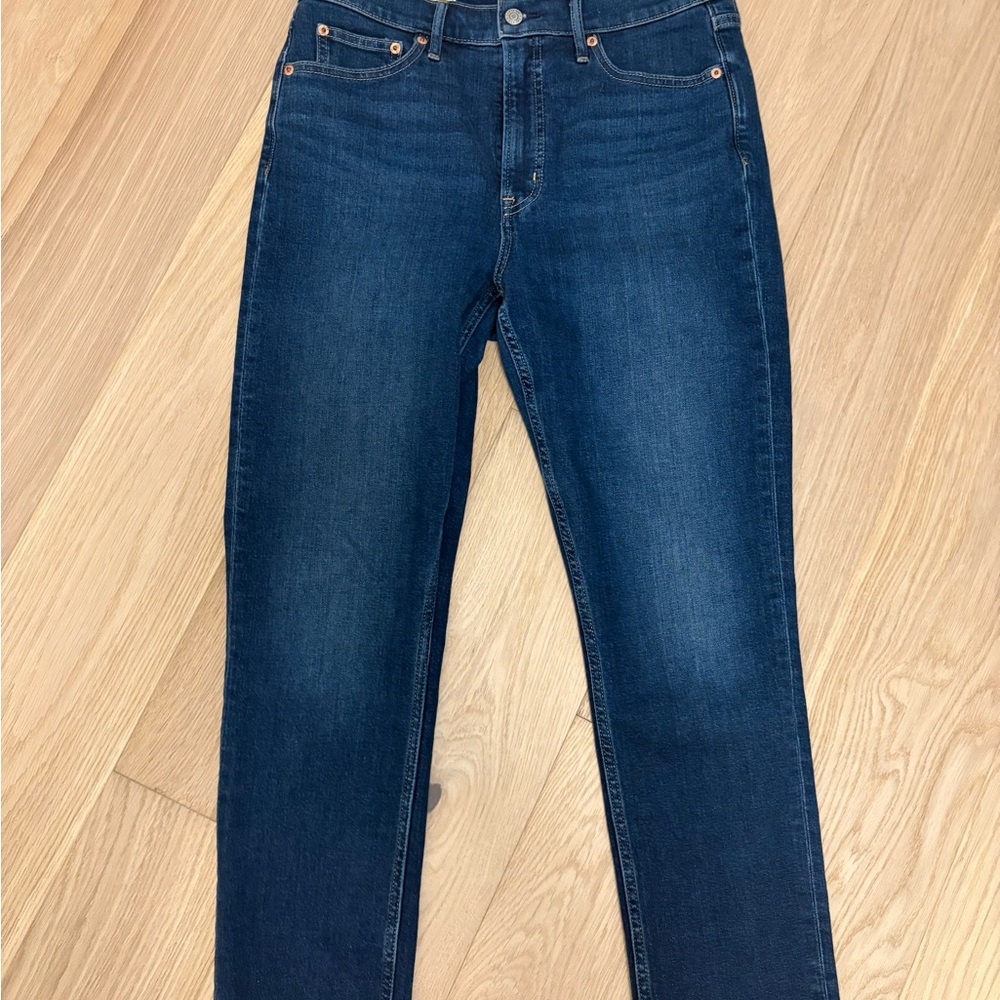 GAP Dark Blue Vintage Slim High Rise Jeans